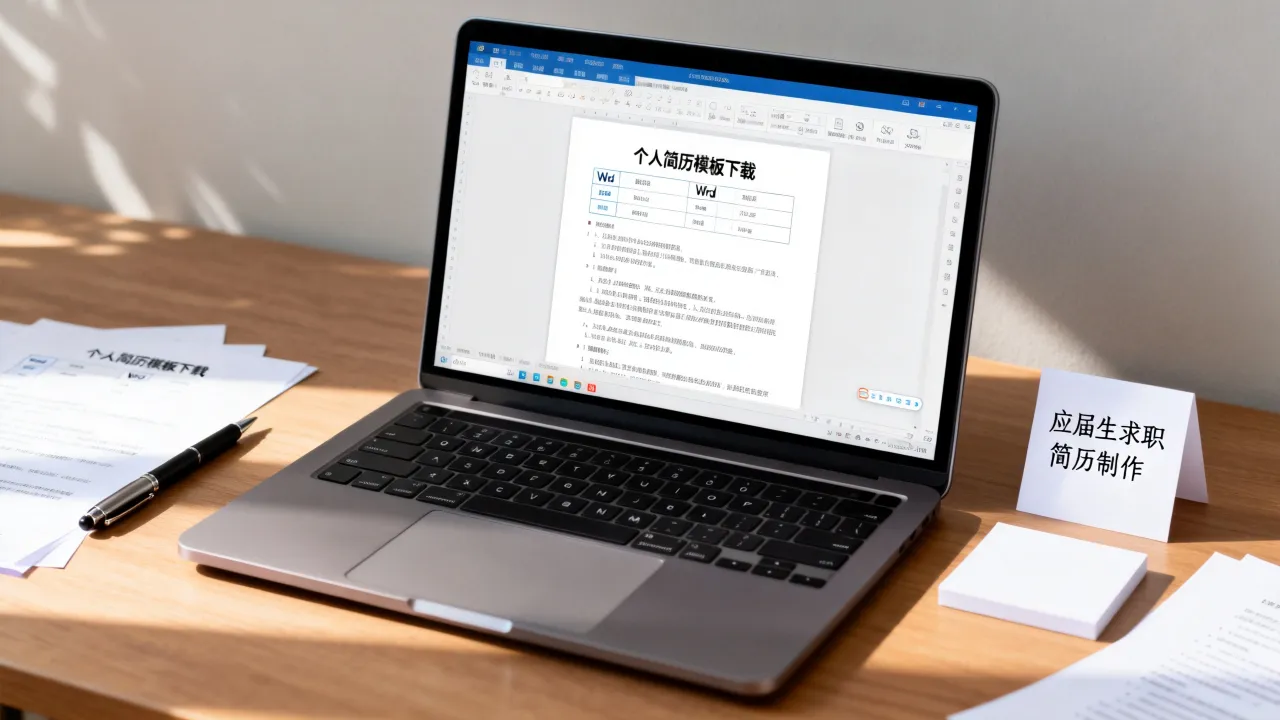 个人简历模板如何下载？应届生求职简历制作下载，Word下载-图2