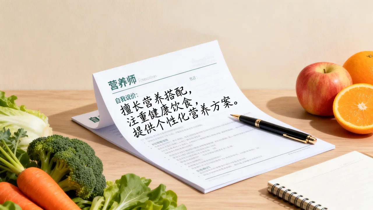 营养师简历怎么写，营养师简历自我评价怎么写？-图3