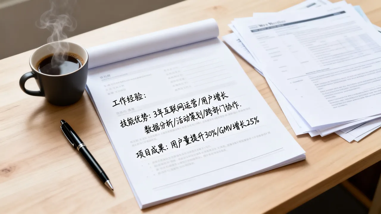 在职找工作简历怎么写，边工作边求职简历怎么突出优势重点-图1