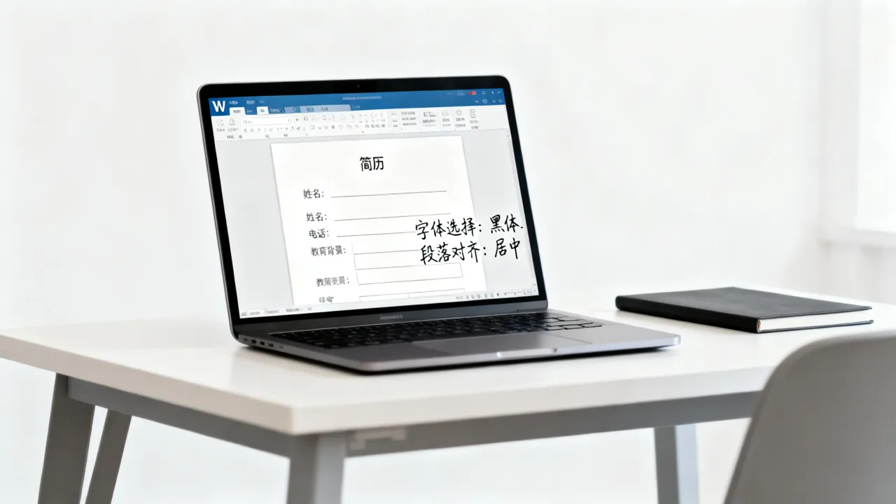 自己怎么制作简历表?Word排版技巧和模板免费下载-图2 自己怎么制作简历表?Word排版技巧和模板免费下载-图2