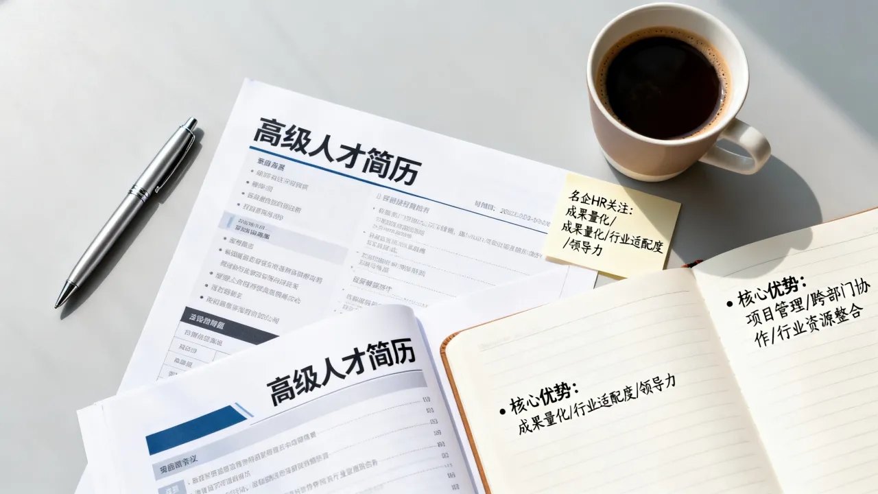 高级人才简历怎么写?如何突出核心优势吸引名企HR?-图2 高级人才简历怎么写?如何突出核心优势吸引名企HR?-图2