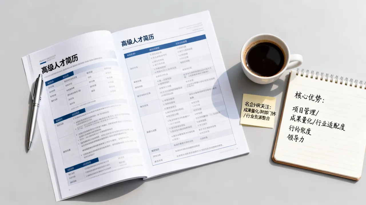 高级人才简历怎么写?如何突出核心优势吸引名企HR?-图3 高级人才简历怎么写?如何突出核心优势吸引名企HR?-图3
