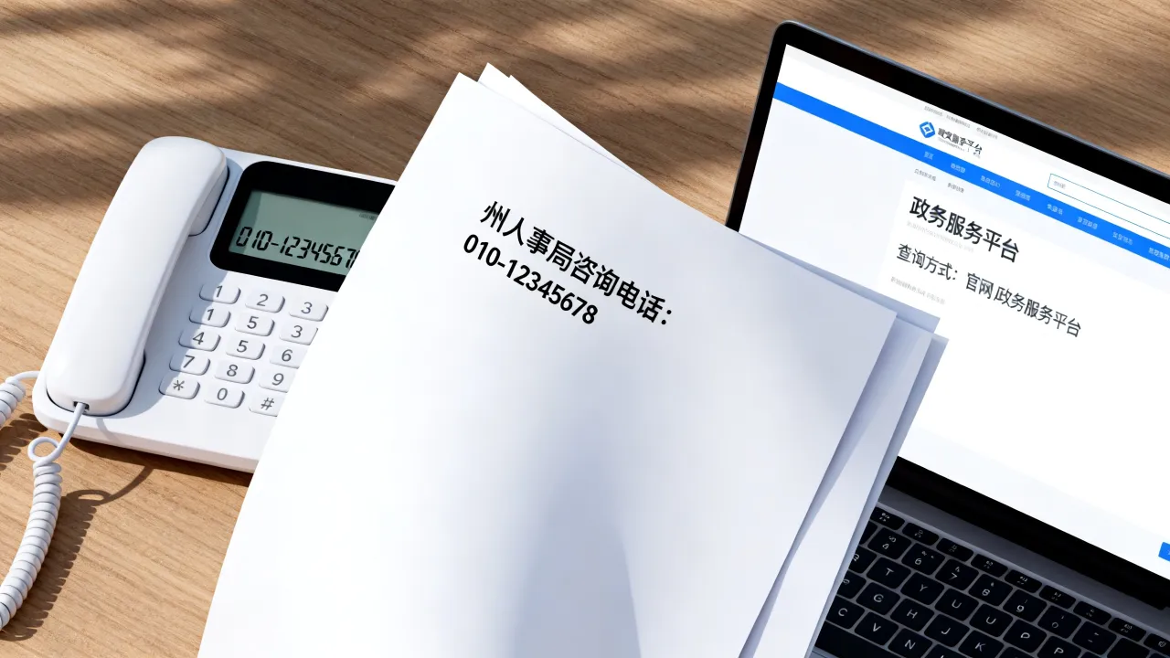 州人事局的号码是多少，在哪里可以查询？-图1