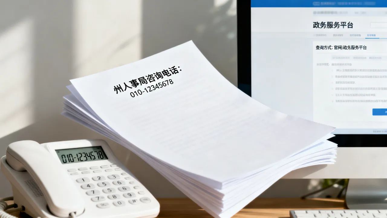 州人事局的号码是多少，在哪里可以查询？-图2