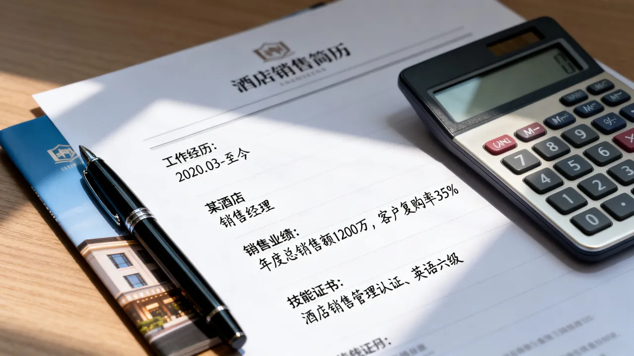 酒店销售的简历怎么写,有哪些吸引HR的简历写作技巧?-图2 酒店销售的简历怎么写,有哪些吸引HR的简历写作技巧?-图2