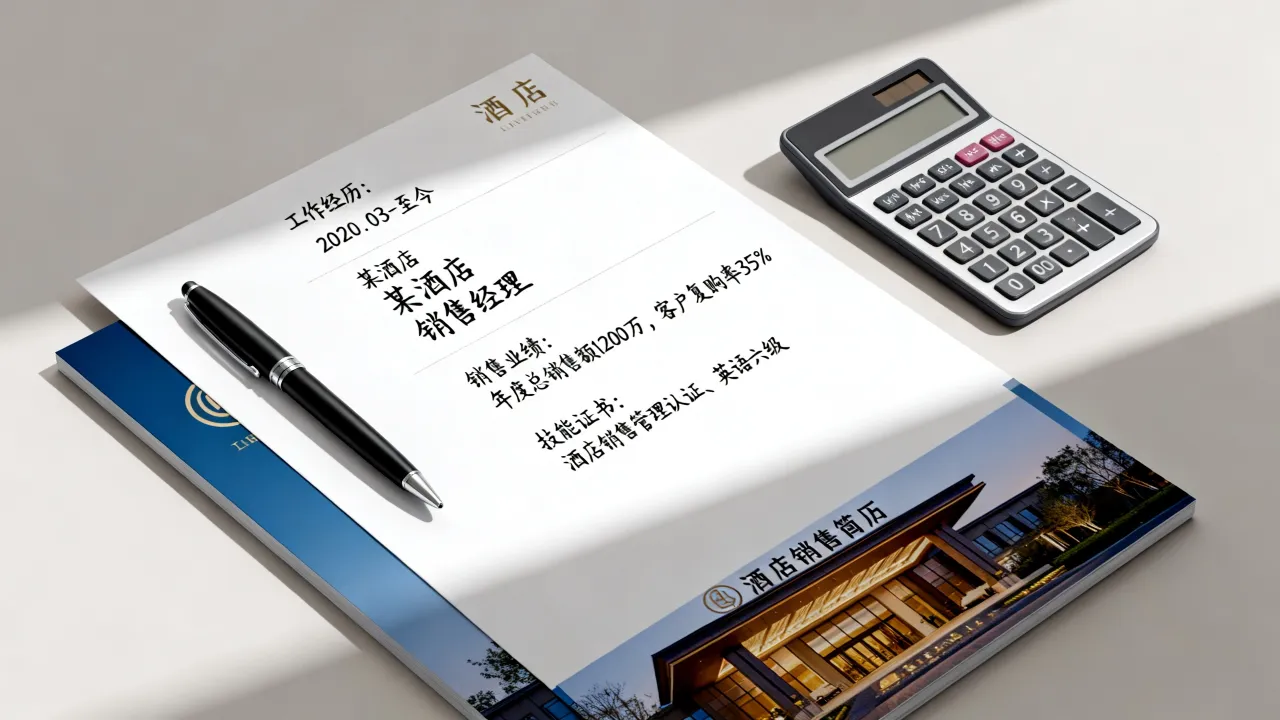 酒店销售的简历怎么写,有哪些吸引HR的简历写作技巧?-图3 酒店销售的简历怎么写,有哪些吸引HR的简历写作技巧?-图3