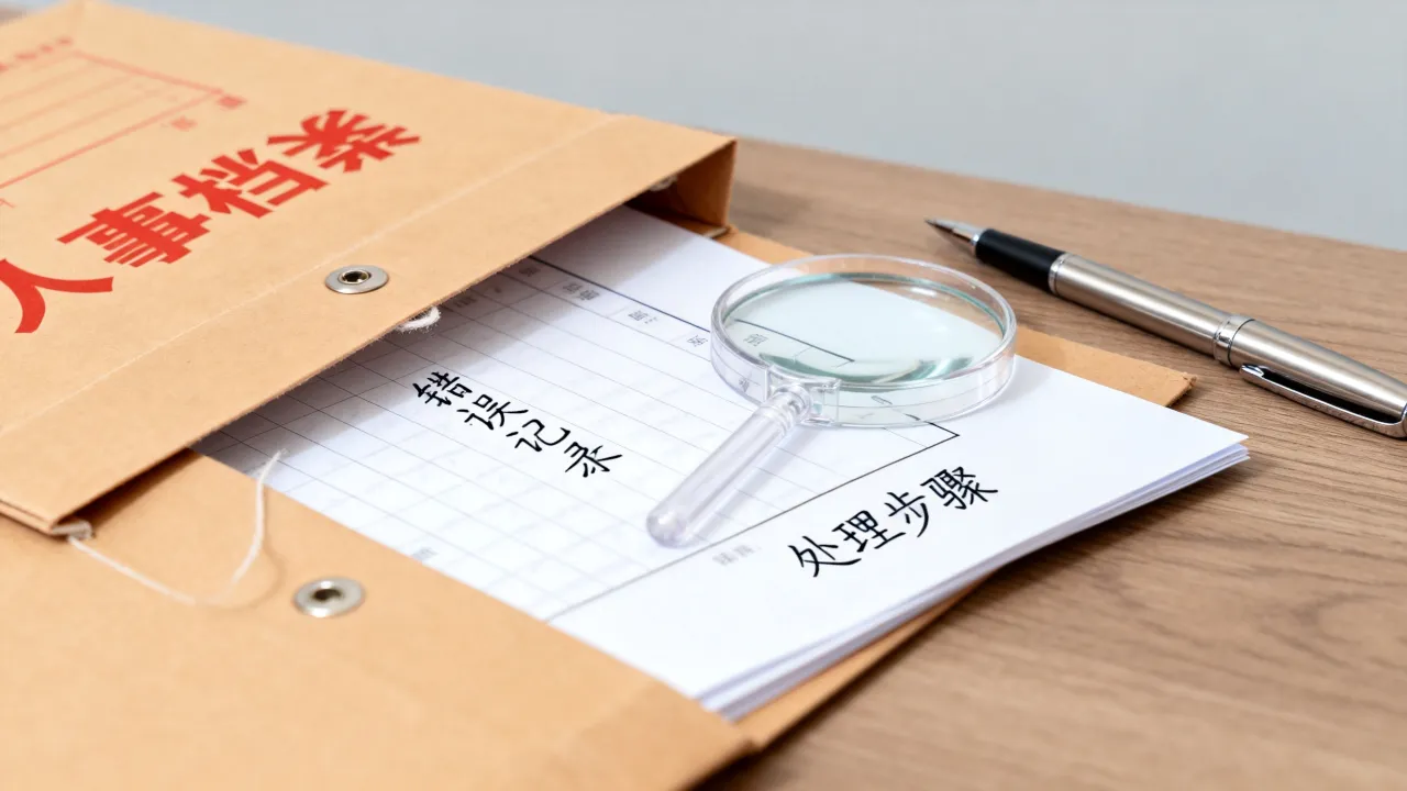 人事档案错误怎么处理,人事档案错误影响大吗-图1 人事档案错误怎么处理,人事档案错误影响大吗-图1