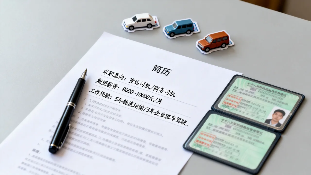 司机求职意向怎么写,怎么写好司机求职简历中的意向-图3 司机求职意向怎么写,怎么写好司机求职简历中的意向-图3