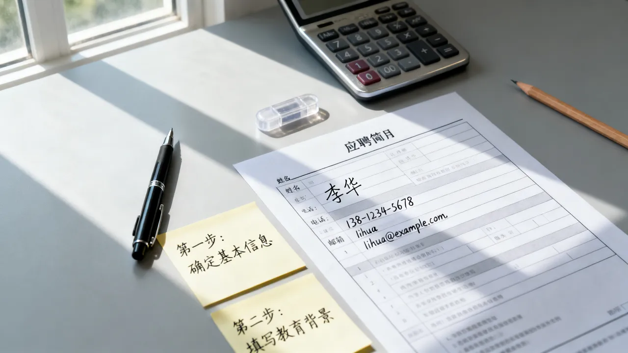 应聘简历表格怎么写,制作步骤有哪些?