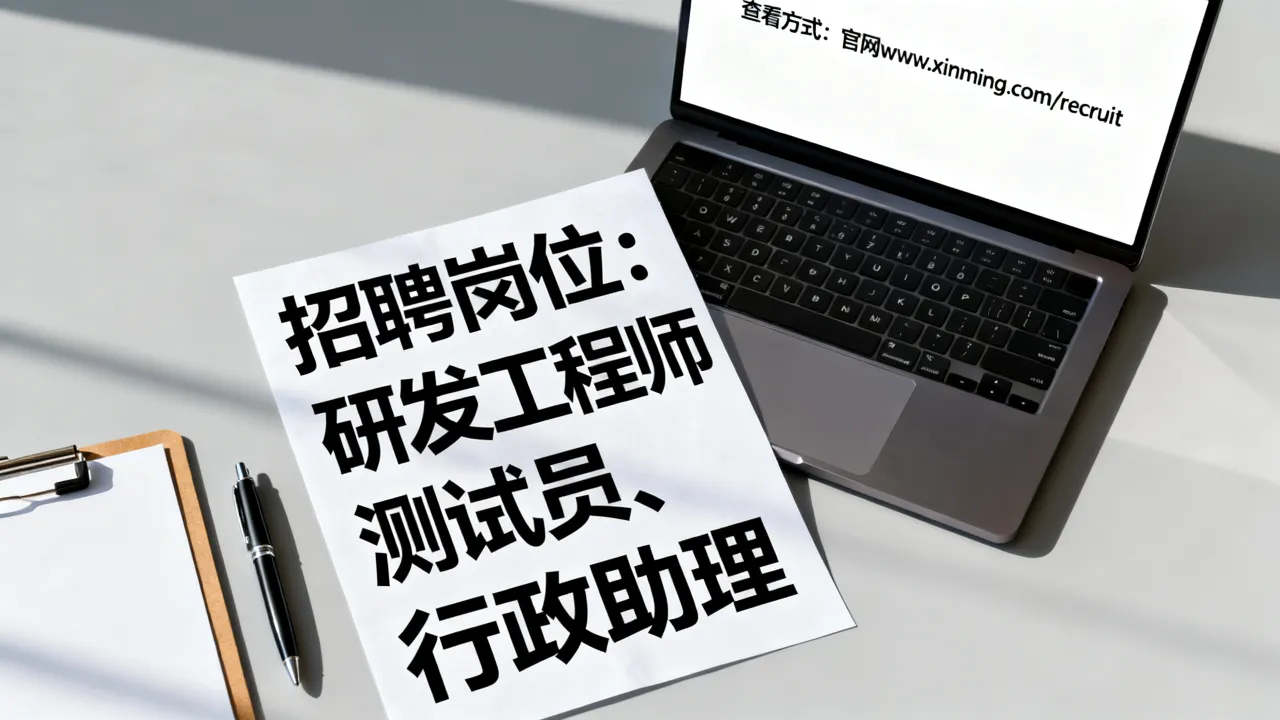 鑫铭电子招聘信息在哪看,鑫铭电子最新招聘岗位有哪些?-图1 鑫铭电子招聘信息在哪看,鑫铭电子最新招聘岗位有哪些?-图1