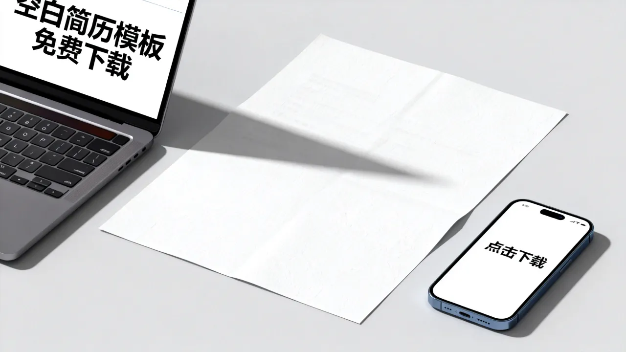 空白个人简历怎么下载?空白简历模板免费下载渠道有哪些-图3 空白个人简历怎么下载?空白简历模板免费下载渠道有哪些-图3