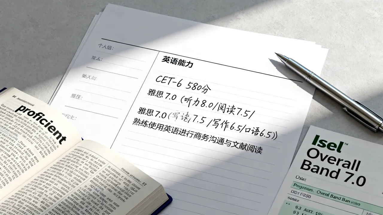 简历上英语能力怎么写,简历英语水平怎么填写?-图3 简历上英语能力怎么写,简历英语水平怎么填写?-图3