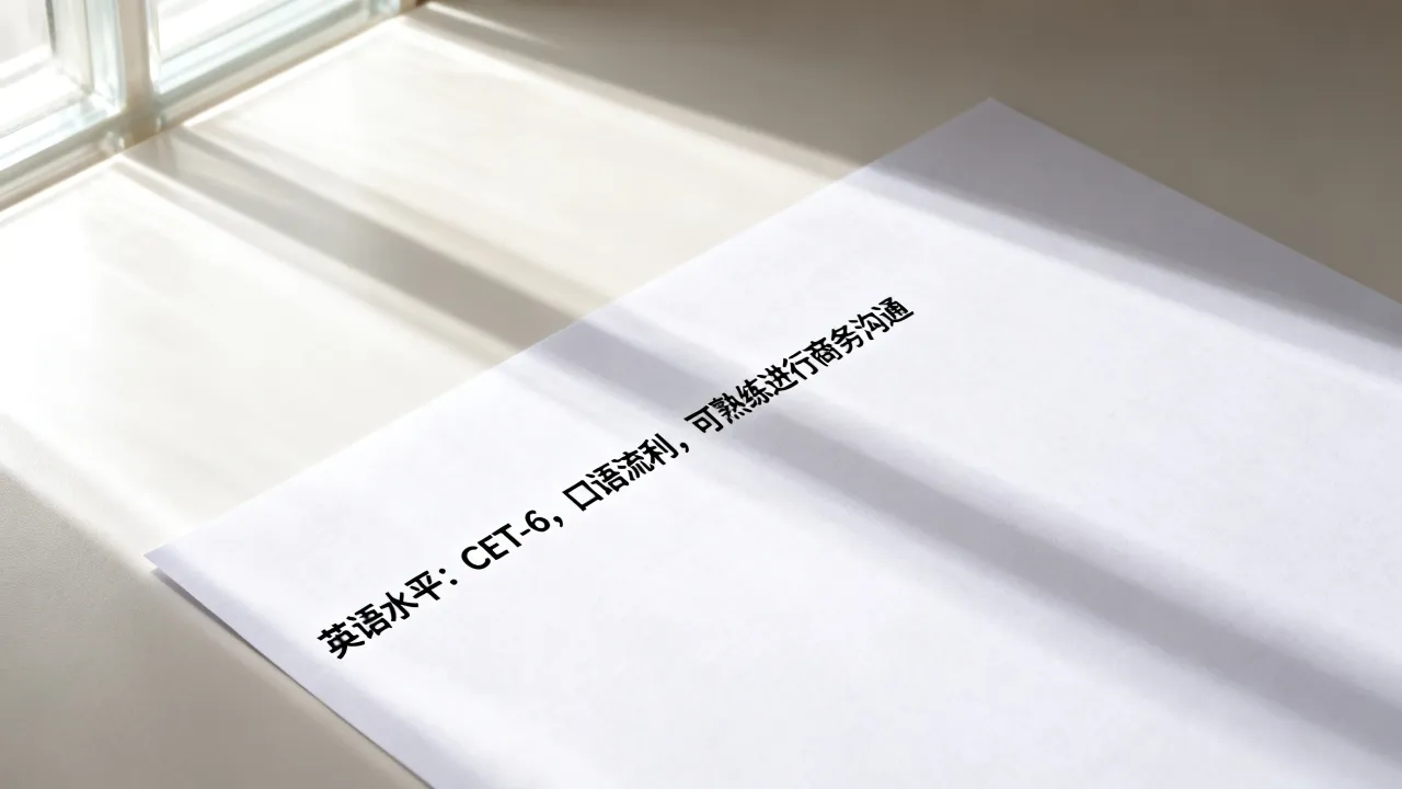 简历中英语能力怎么写，简历英语水平怎么填？-图2