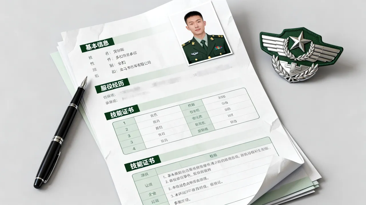 军人个人简历怎么写,写军人简历要突出哪些重点?-图3 军人个人简历怎么写,写军人简历要突出哪些重点?-图3