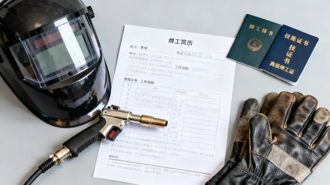 焊工个人简历怎么写,焊工简历模板怎么填才能被录用-图1 焊工个人简历怎么写,焊工简历模板怎么填才能被录用-图1