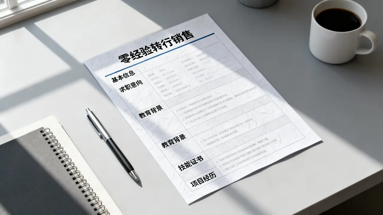 转行做销售简历怎么写，零经验转行销售简历有哪些技巧？-图1
