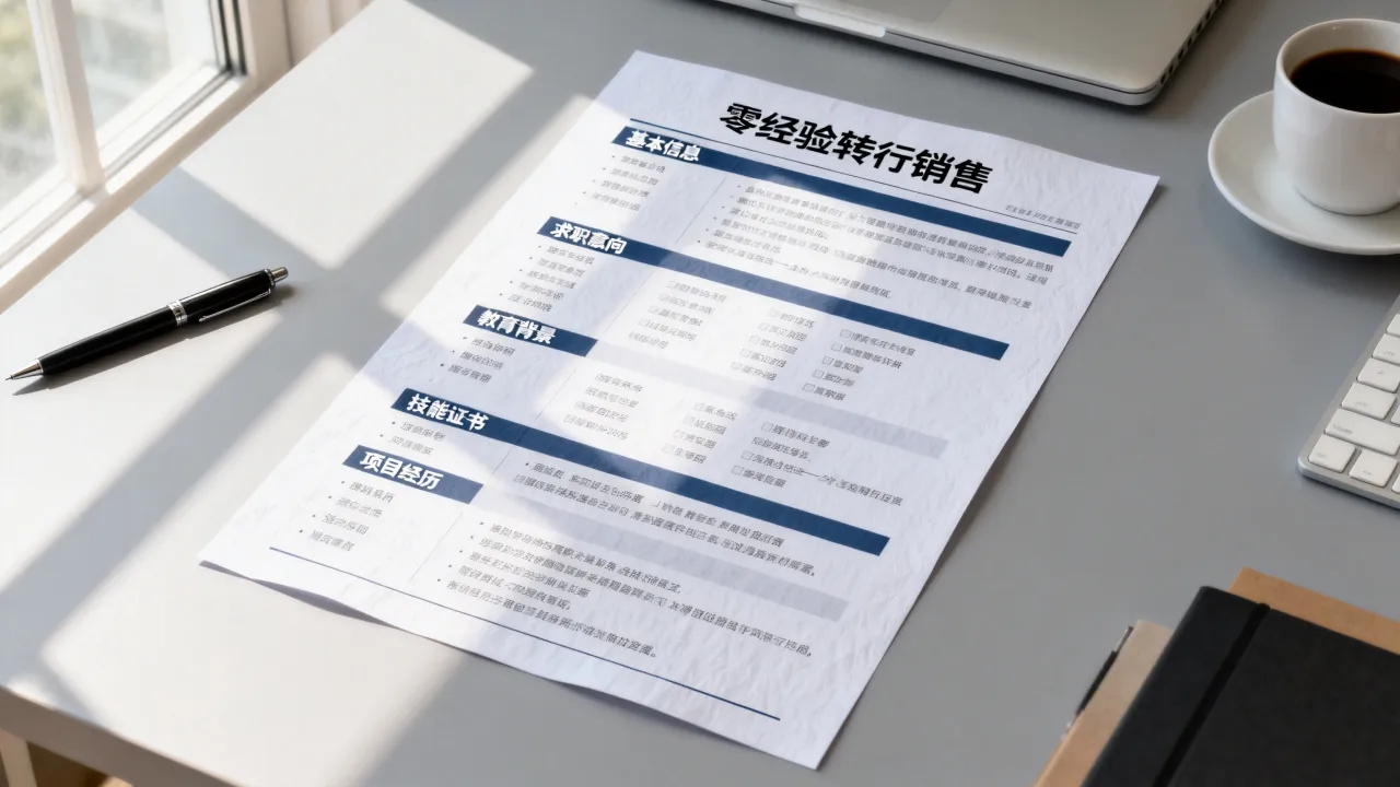 转行做销售简历怎么写，零经验转行销售简历有哪些技巧？-图2