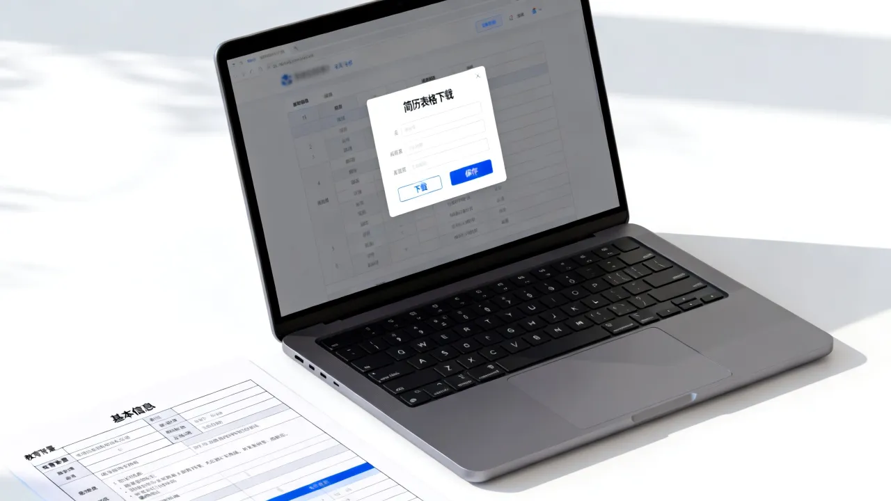 网上怎么下载简历表格，简历表格下载网站哪个好？