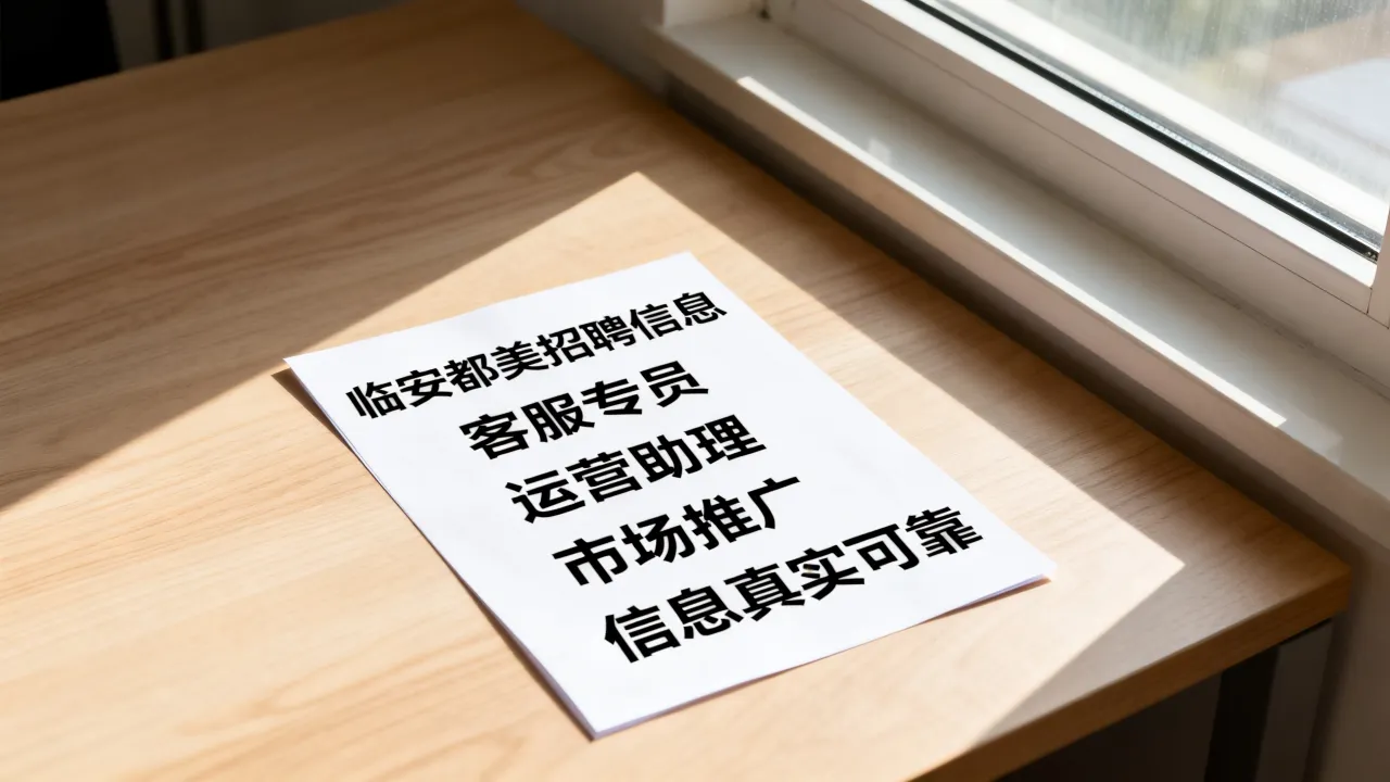 临安都美招聘信息靠谱吗,临安都美招聘信息有哪些职位-图2 临安都美招聘信息靠谱吗,临安都美招聘信息有哪些职位-图2