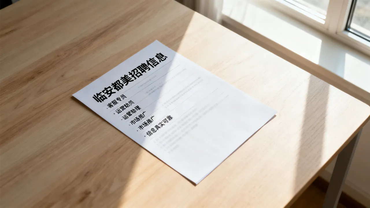 临安都美招聘信息靠谱吗,临安都美招聘信息有哪些职位-图3 临安都美招聘信息靠谱吗,临安都美招聘信息有哪些职位-图3