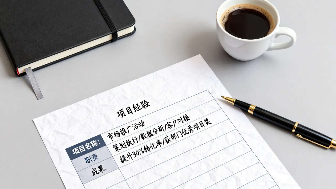 简历上项目经验怎么写?怎么写才能吸引HR注意?-图1 简历上项目经验怎么写?怎么写才能吸引HR注意?-图1
