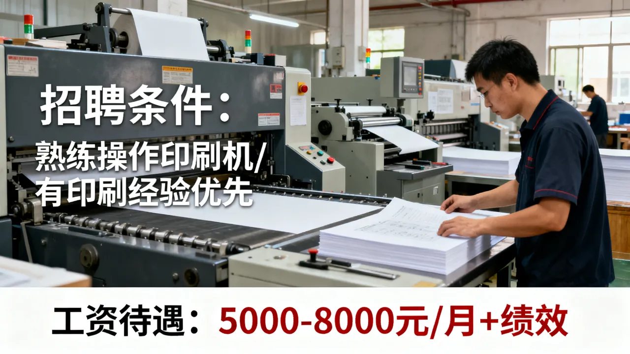 翔港印务印刷招聘需要什么条件，工资待遇如何？-图1