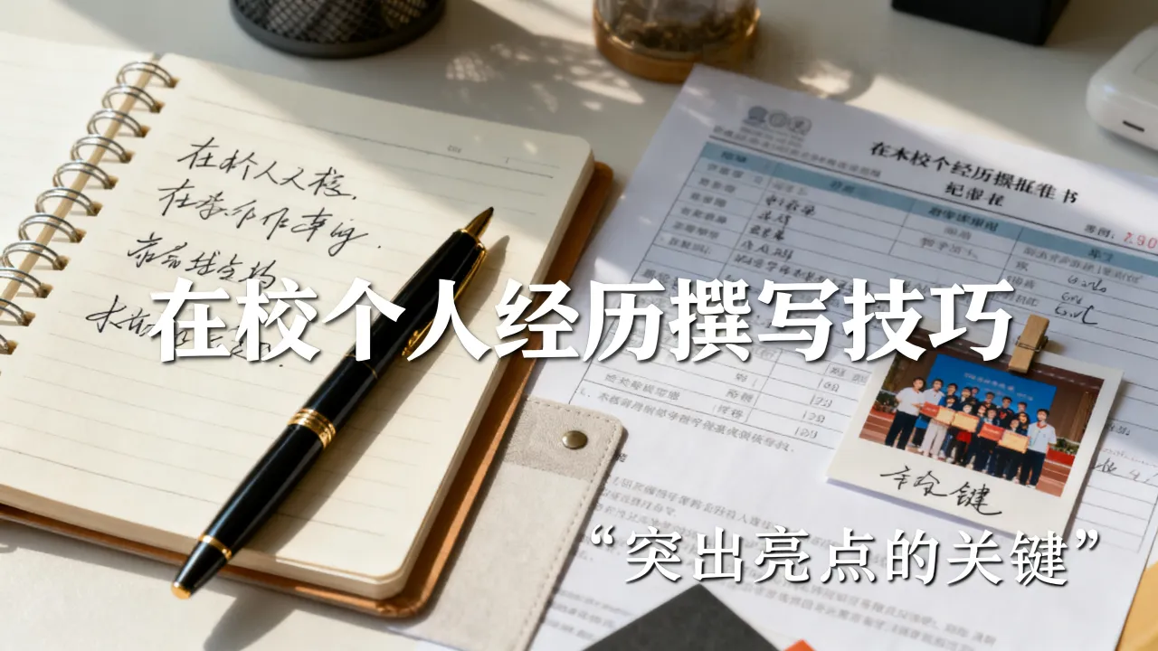 在校个人经历怎么写,个人经历怎么写才能突出亮点?-图1 在校个人经历怎么写,个人经历怎么写才能突出亮点?-图1