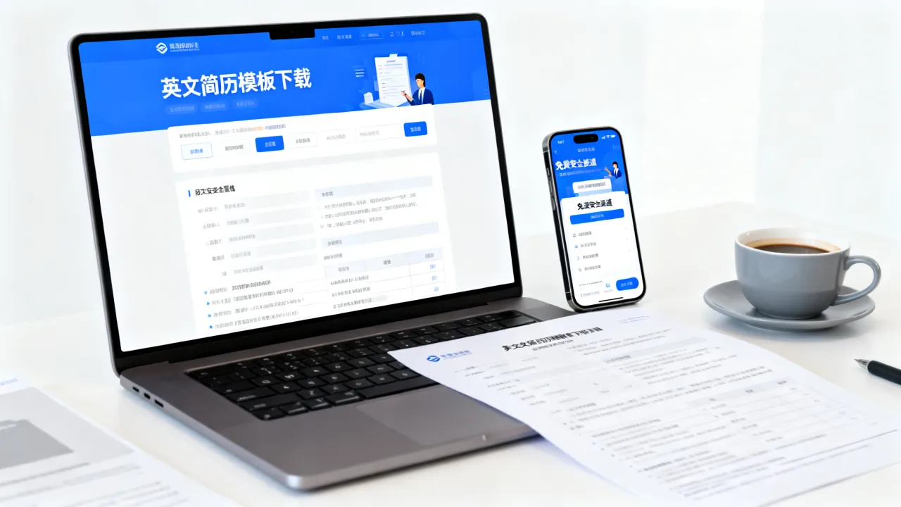 英文简历模板怎么下载,有哪些免费且安全的下载渠道?-图1 英文简历模板怎么下载,有哪些免费且安全的下载渠道?-图1