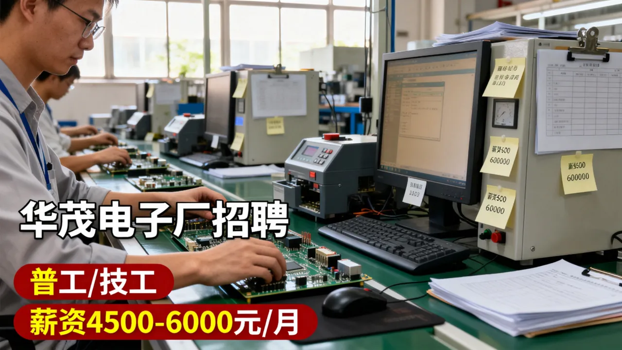 华茂电子厂招聘信息是真的吗？华茂电子厂工资待遇怎么样-图2