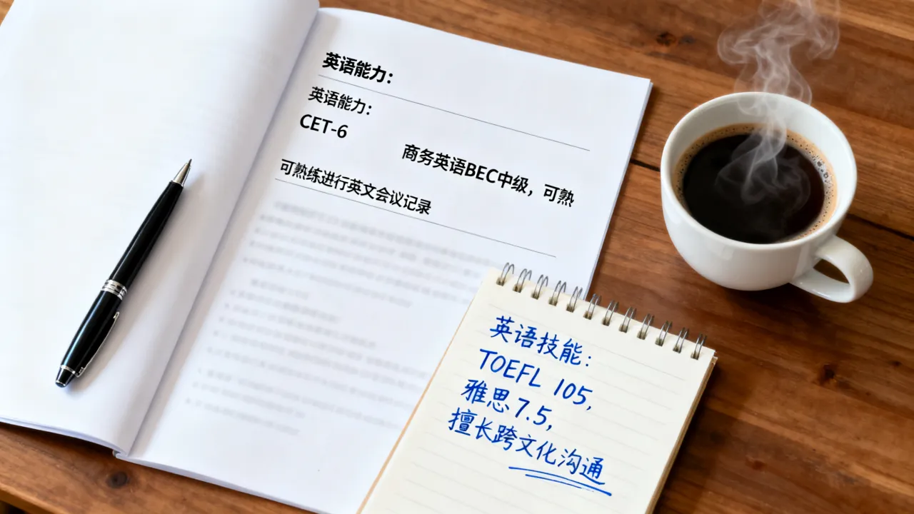 简历中英语技能怎么写,如何把英语能力写得有亮点?-图3 简历中英语技能怎么写,如何把英语能力写得有亮点?-图3