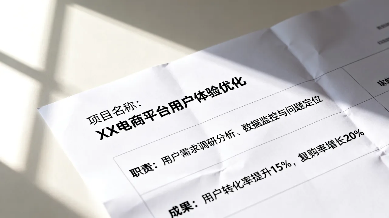 简历中项目信息怎么写,项目经验如何描述才能打动面试官?-图1 简历中项目信息怎么写,项目经验如何描述才能打动面试官?-图1