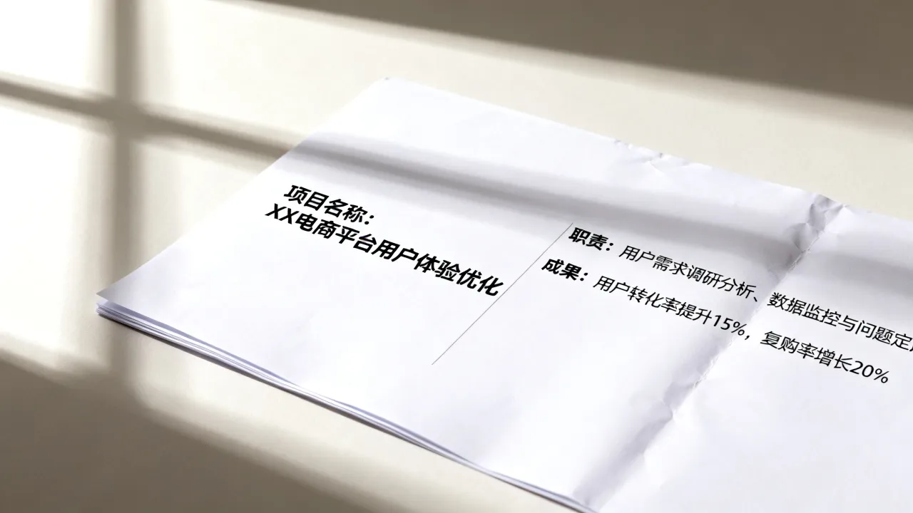 简历中项目信息怎么写,项目经验如何描述才能打动面试官?-图2 简历中项目信息怎么写,项目经验如何描述才能打动面试官?-图2