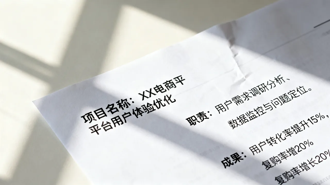 简历中项目信息怎么写,项目经验如何描述才能打动面试官?-图3 简历中项目信息怎么写,项目经验如何描述才能打动面试官?-图3