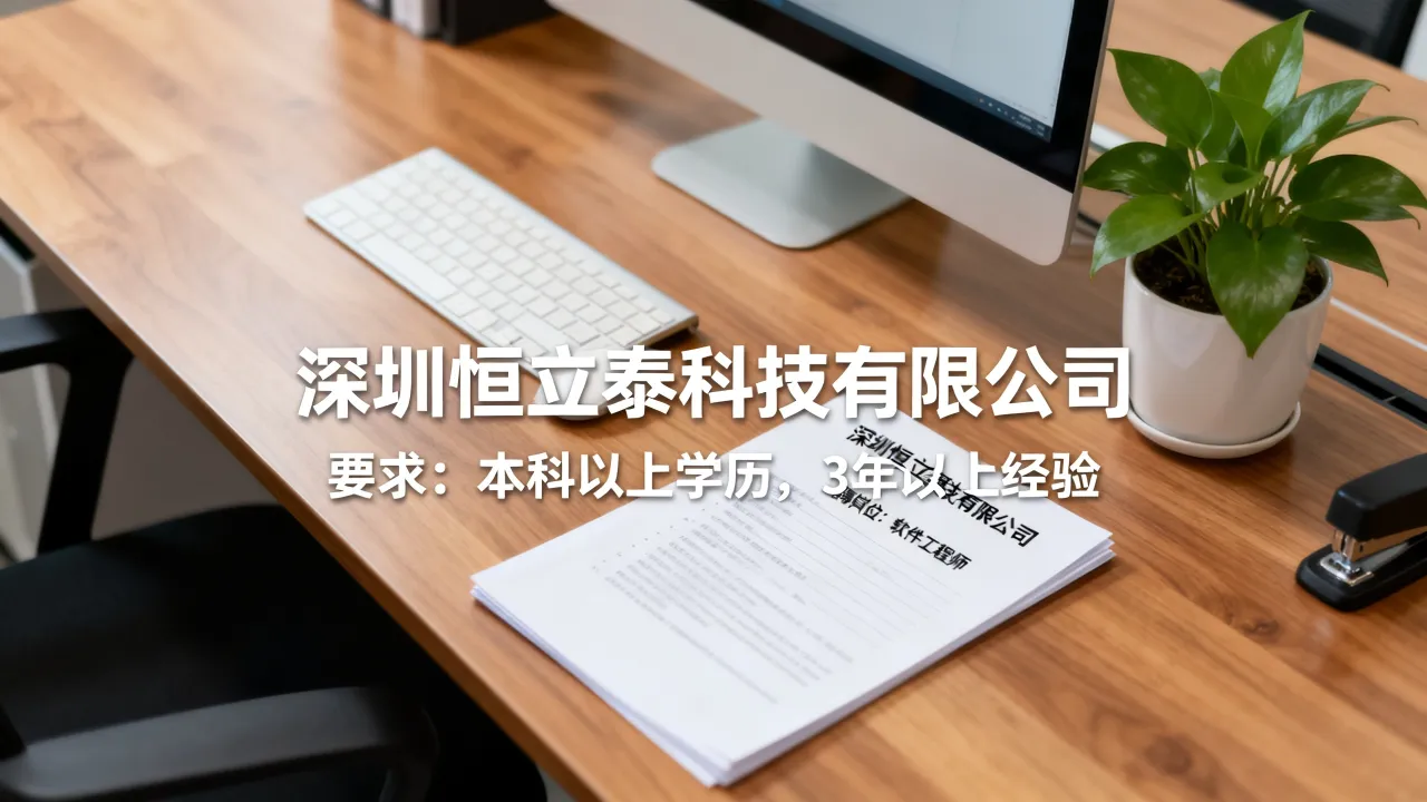 深圳恒立泰最新招聘信息都有哪些,怎么样?-图2 深圳恒立泰最新招聘信息都有哪些,怎么样?-图2
