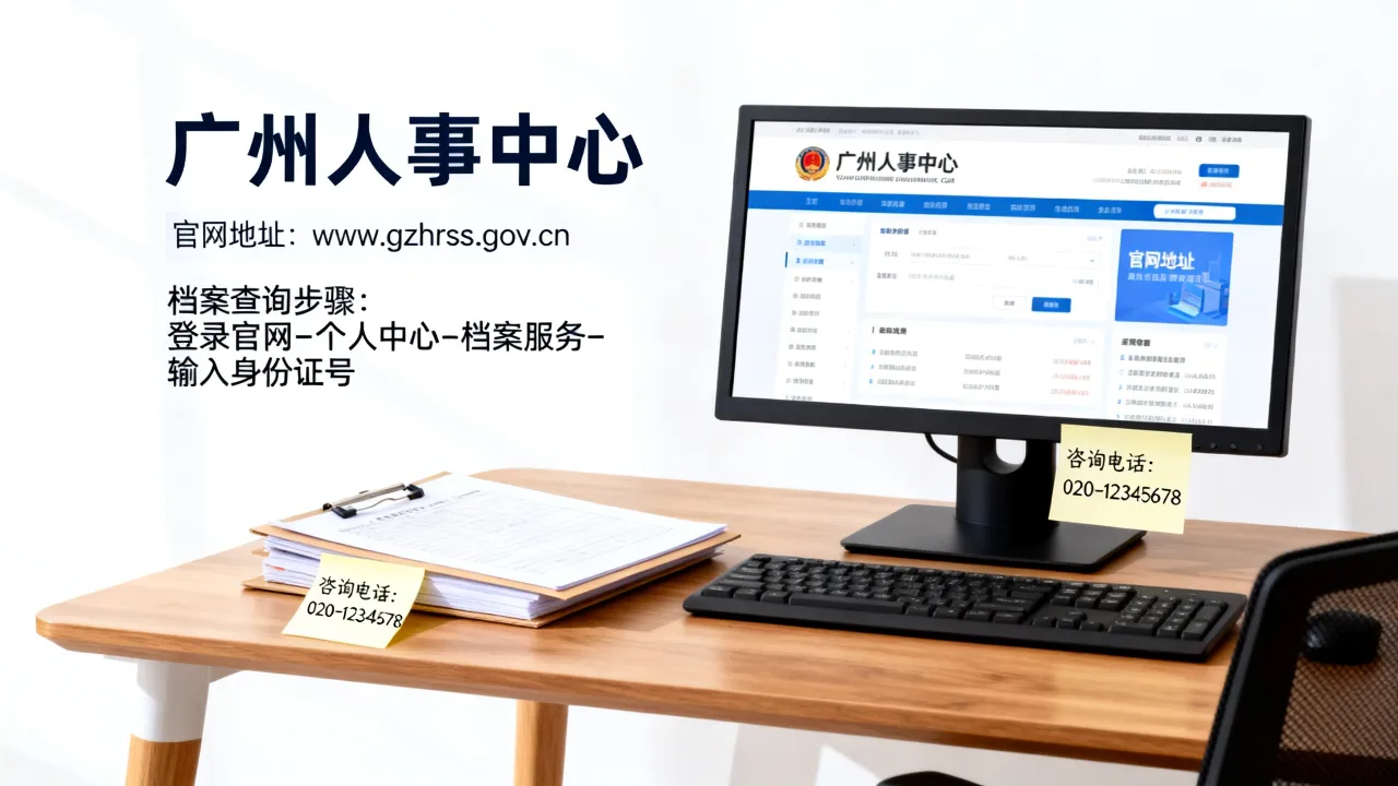 广州人事中心官网地址电话是多少，广州人事中心档案查询怎么查-图2