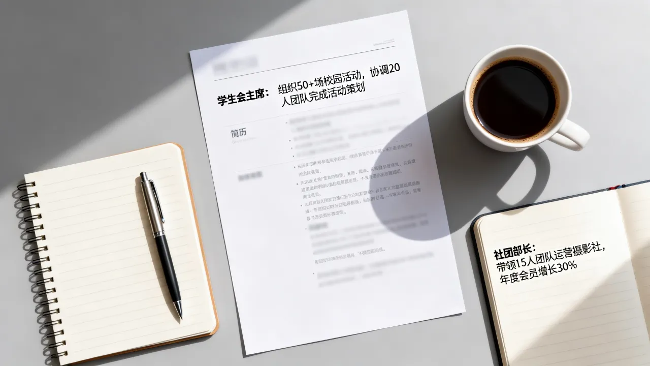 简历的校内职务怎么写?校内职务描述有哪些要点?
