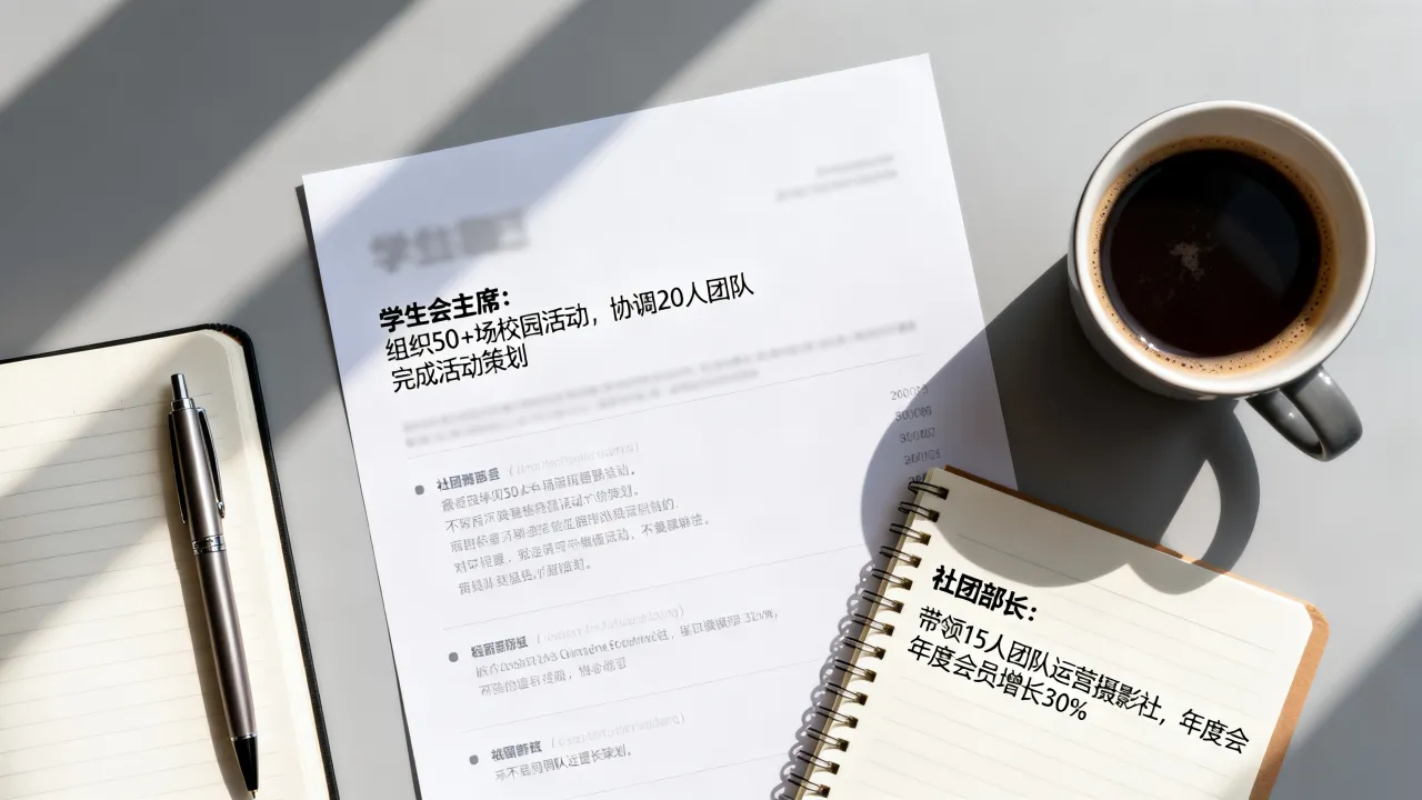 简历的校内职务怎么写?校内职务描述有哪些要点?-图2 简历的校内职务怎么写?校内职务描述有哪些要点?-图2