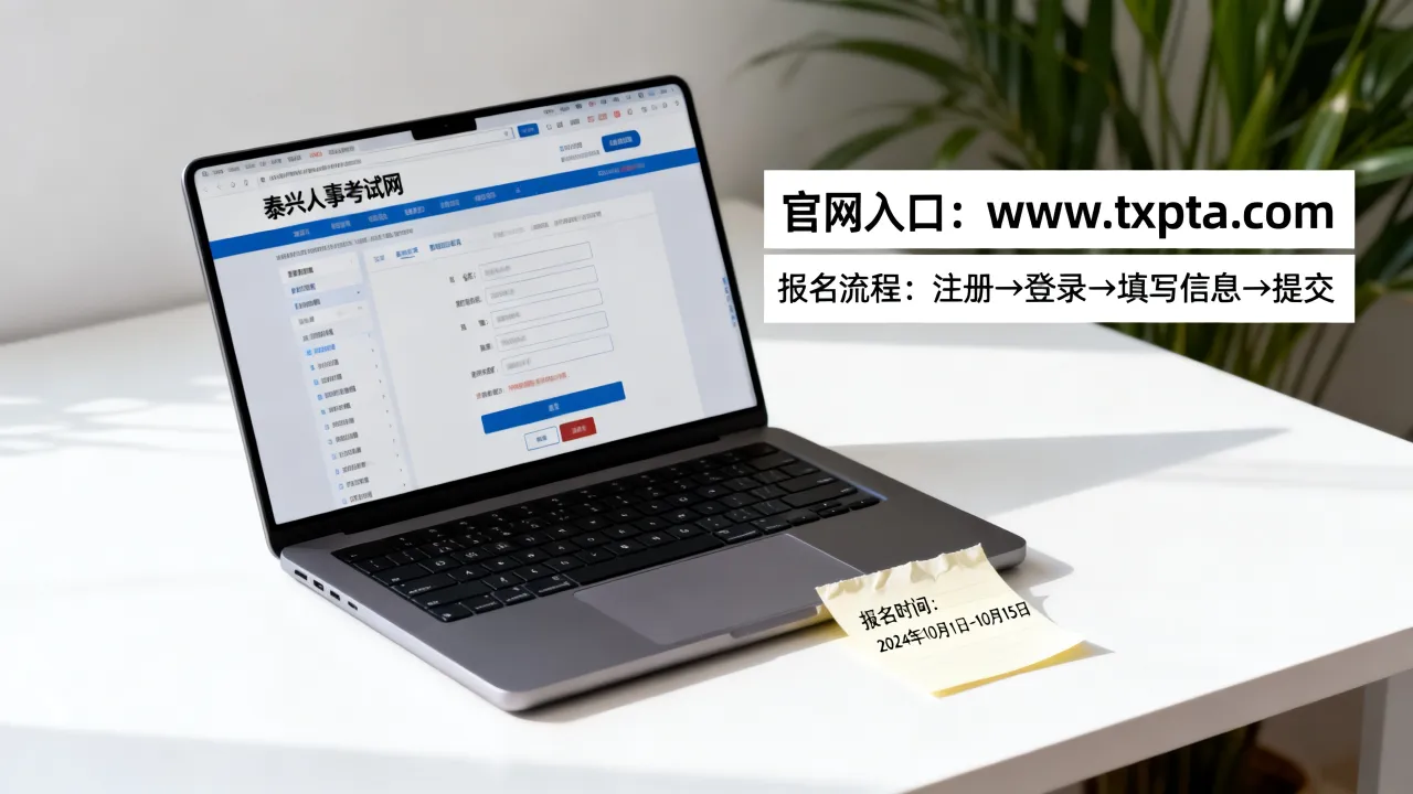 泰兴人事考试网官网入口是什么,在哪报名?