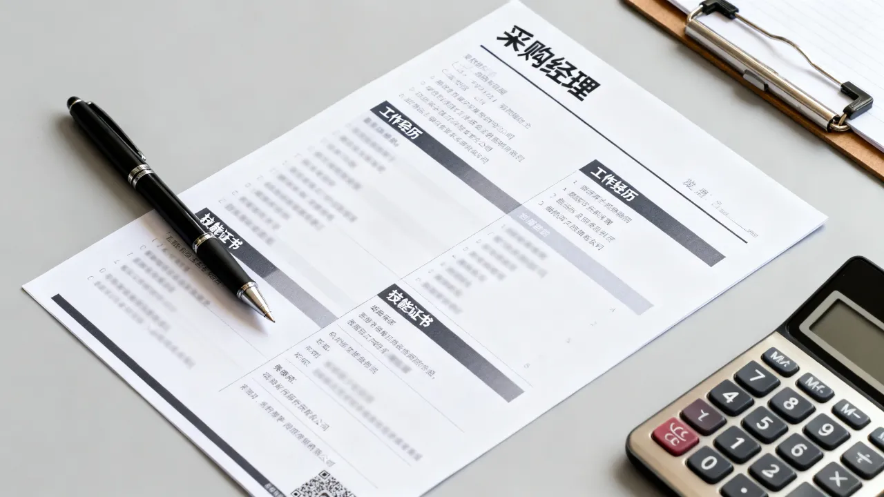 采购经理的简历怎么写,采购经理简历范文模板怎么制作?