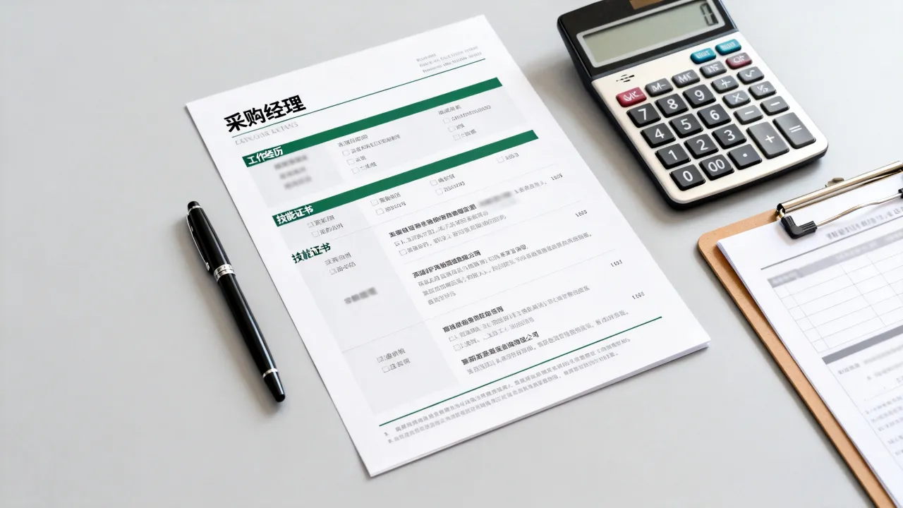采购经理的简历怎么写,采购经理简历范文模板怎么制作?-图3 采购经理的简历怎么写,采购经理简历范文模板怎么制作?-图3