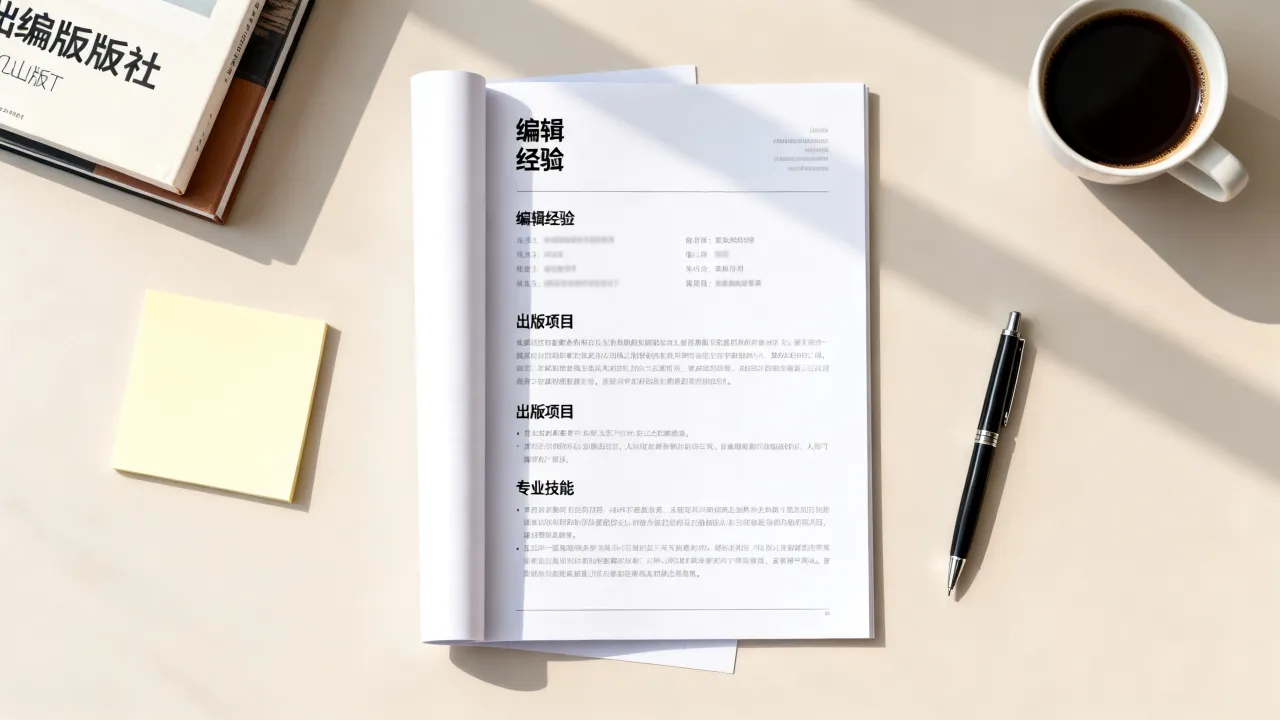 出版社简历怎么写,出版社编辑简历怎么写才能被录用?-图2 出版社简历怎么写,出版社编辑简历怎么写才能被录用?-图2