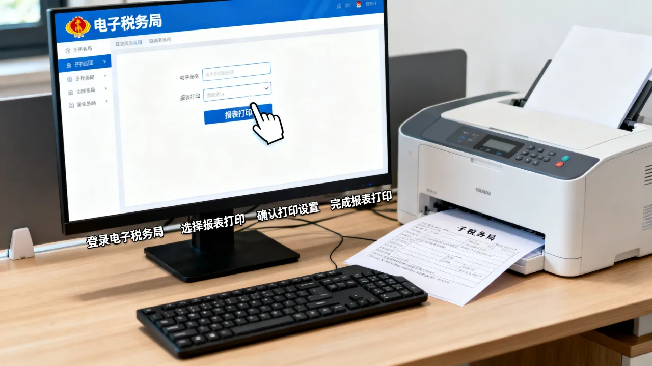 国税报表如何打印？电子税务局国税报表怎么打印？-图3