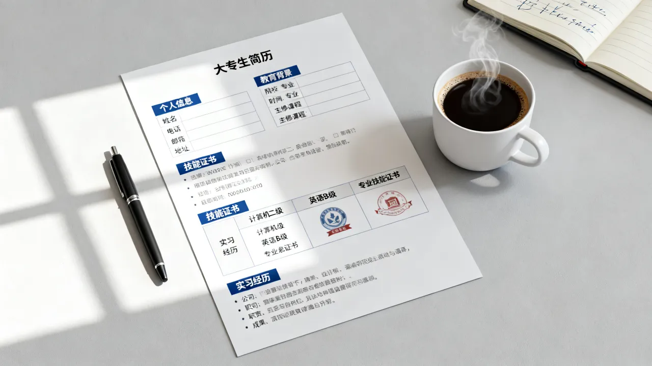 大专生简历怎么写才能吸引HR?哪些技巧最实用?
