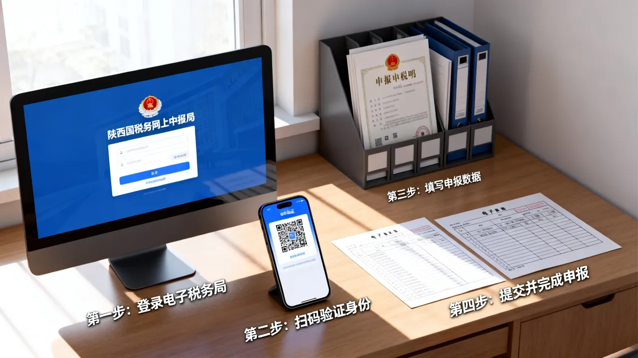 陕西国税申报流程详解,网上报税操作步骤有哪些?-图2 陕西国税申报流程详解,网上报税操作步骤有哪些?-图2