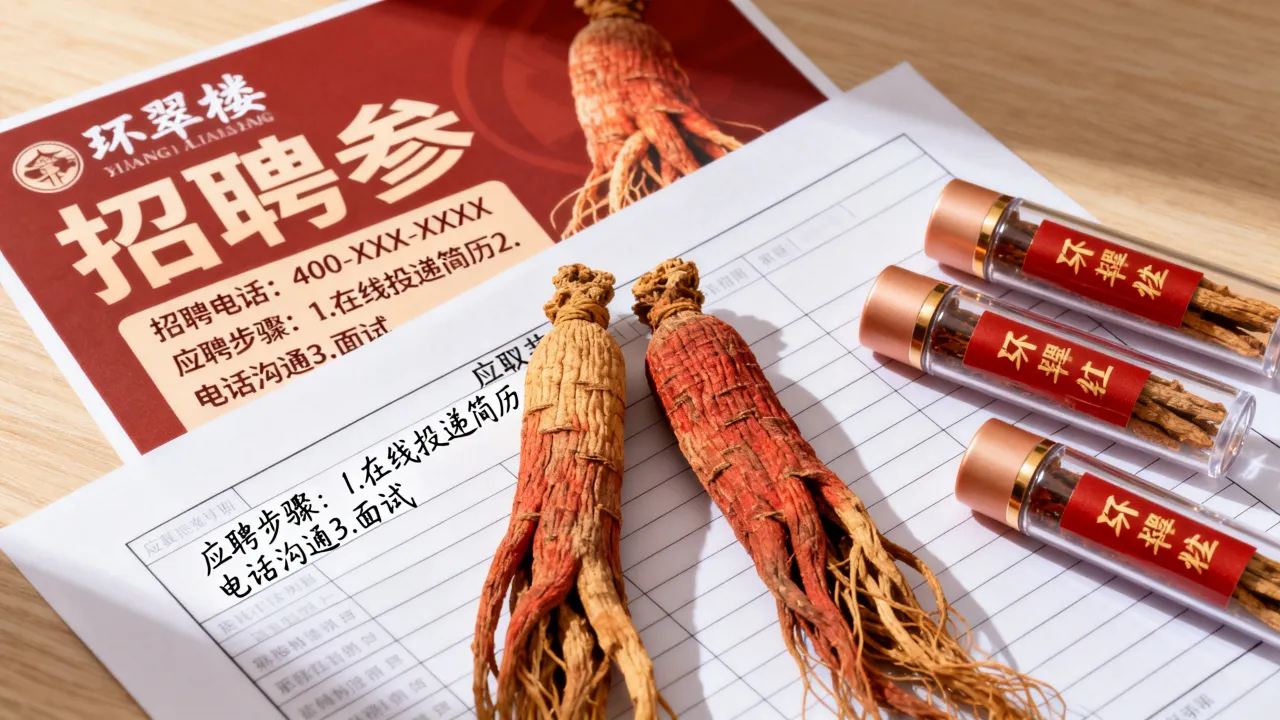 环翠楼红参招聘电话是多少?如何在环翠楼红参应聘?