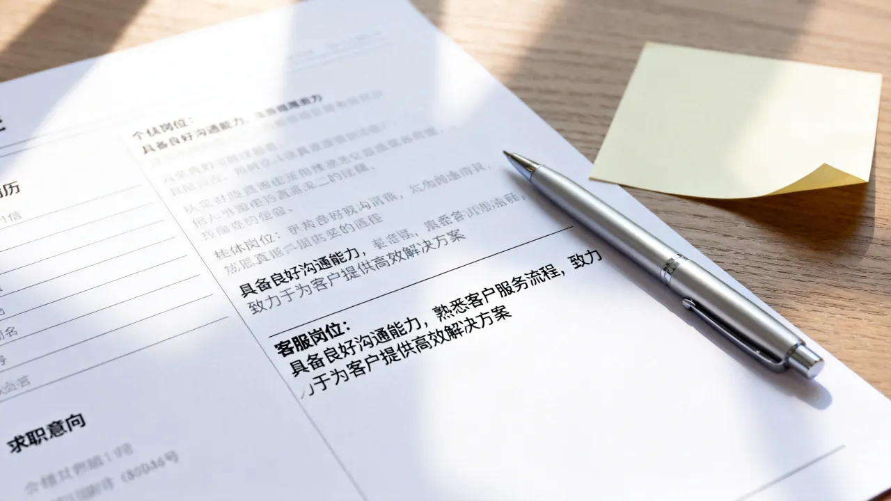 客服求职意向怎么写,简历上求职意向怎么写?