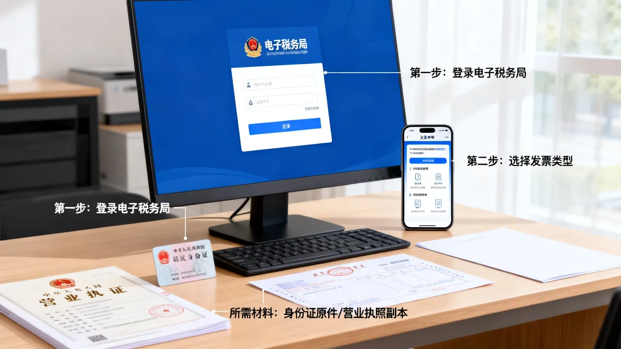 税务发票如何办理,网上申请流程及所需材料是什么?-图3 税务发票如何办理,网上申请流程及所需材料是什么?-图3