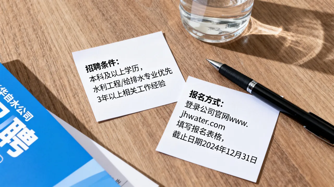 金华自来水公司招聘具体条件有哪些,怎么报名?-图1 金华自来水公司招聘具体条件有哪些,怎么报名?-图1