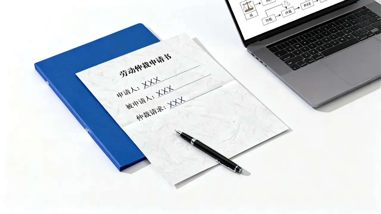 劳动人事争议仲裁申请怎么写？劳动仲裁申请书范文及流程-图2