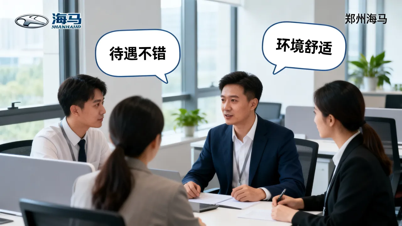 郑州海马公司怎么样,员工待遇和工作环境如何?